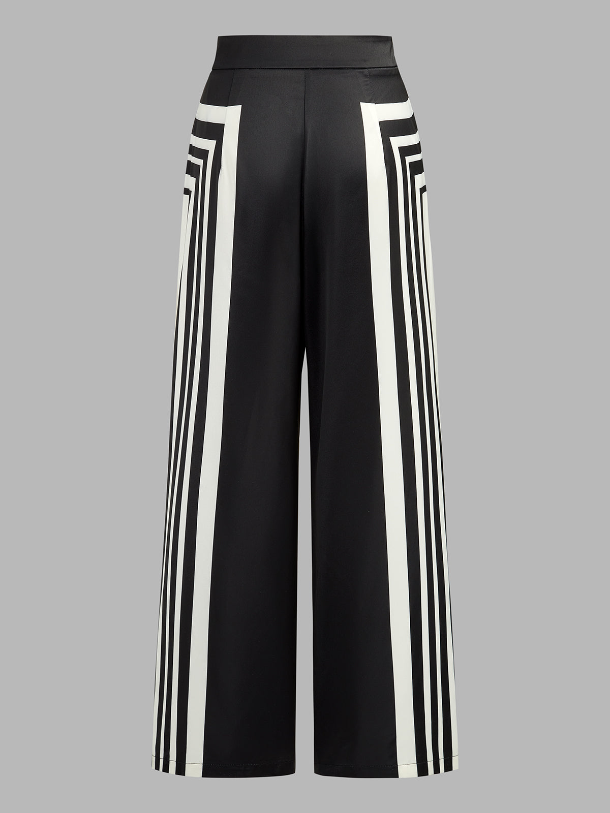 Graphic Stripe Halter Top & Pants Set