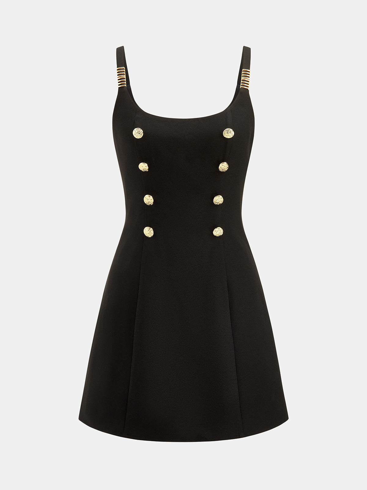 Napoleon Double Breasted Linen Blend Mini Dress