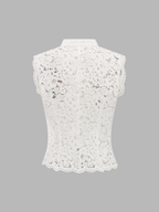 Embroidered Birdsong Lace Top