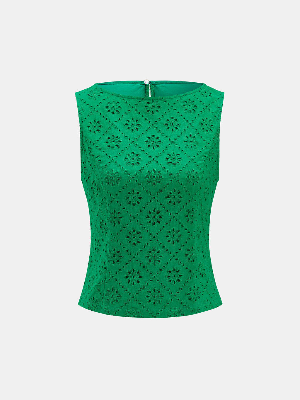 Eyelet Embroidered Top & Midi Skirt Set