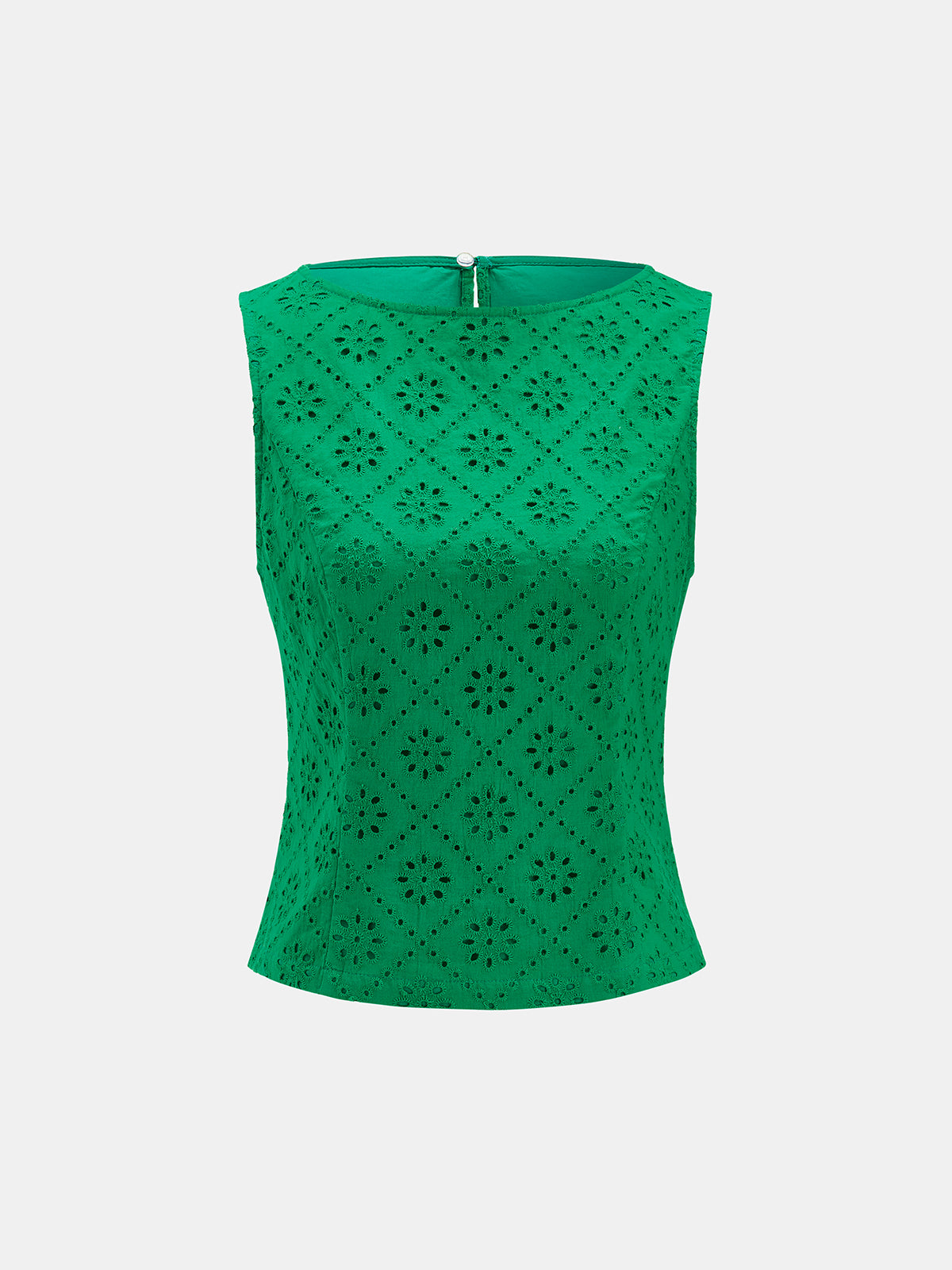 Eyelet Embroidered Top & Midi Skirt Set