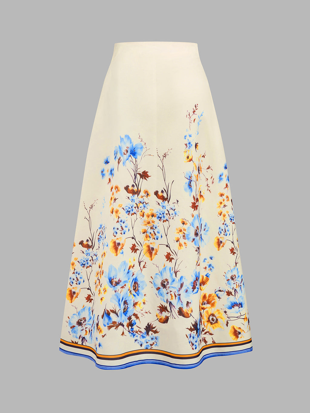 Floral Print Two Piece Skirt Set