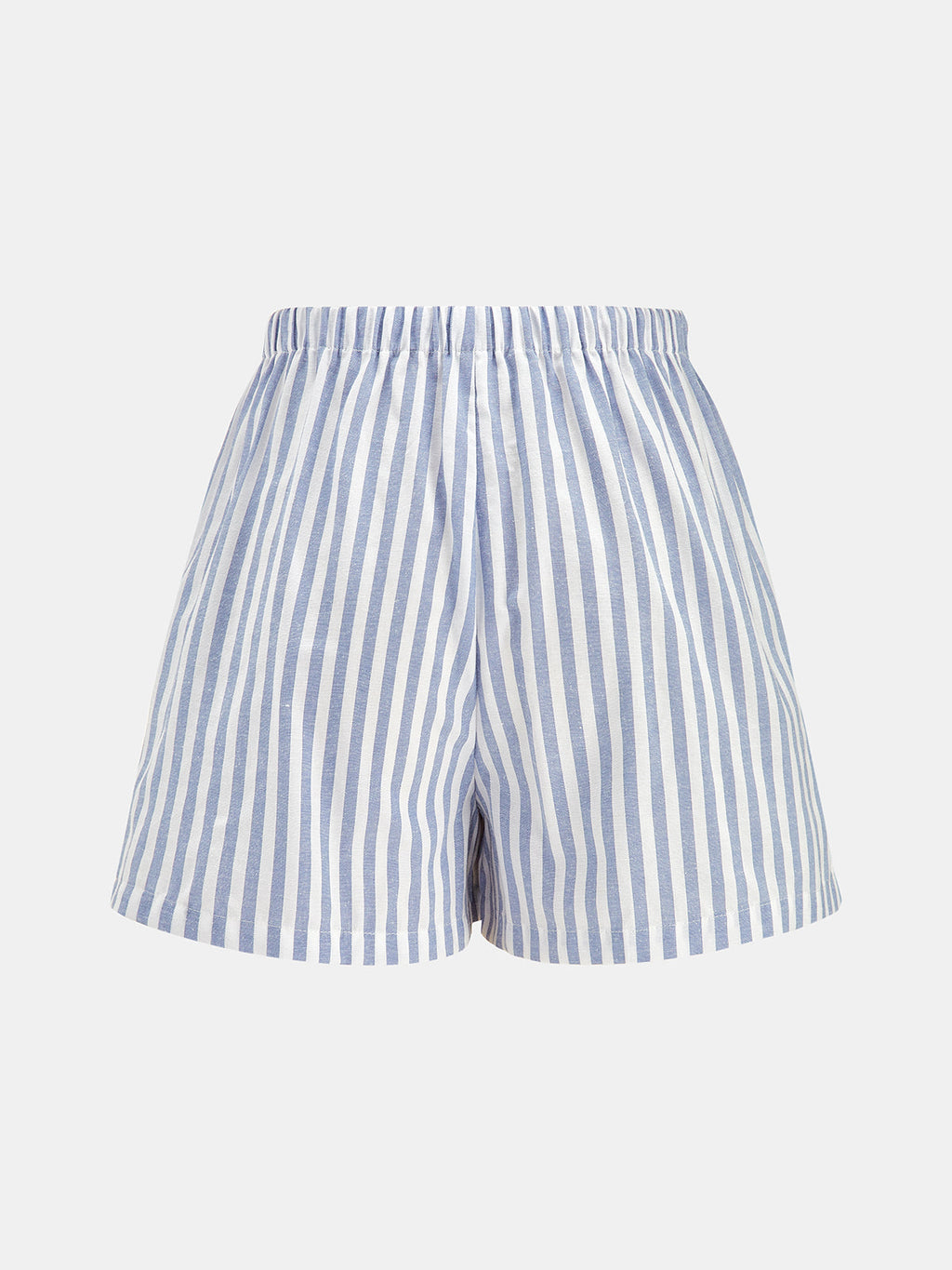 Striped Halter Top & Drawstring Shorts Set