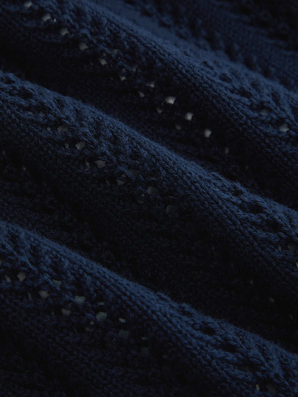 Embroidered Openwork Buttoned Knit Vest