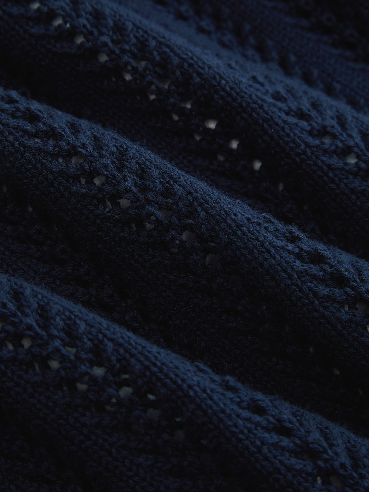Embroidered Openwork Buttoned Knit Vest