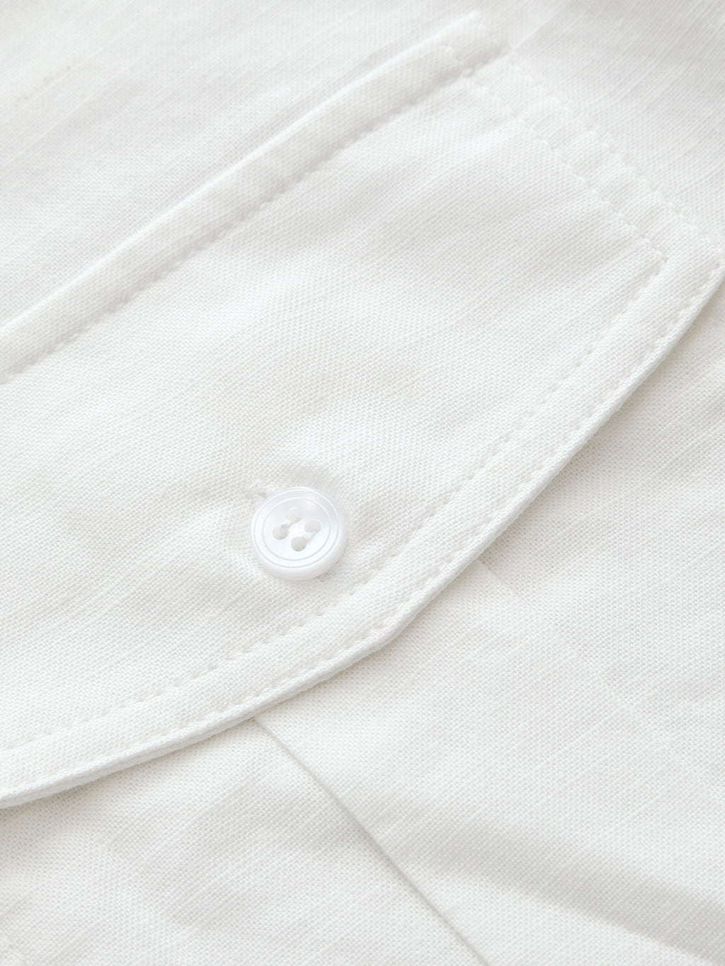 Cotton Linen Pocket Drawstring Shirt Romper