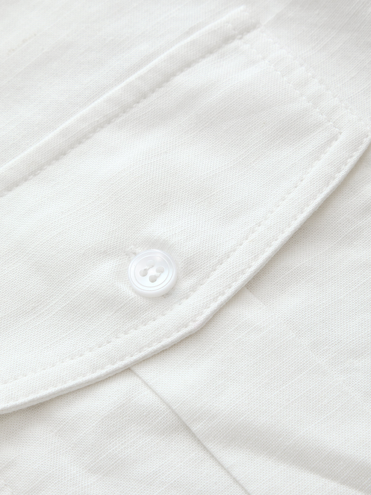 Cotton Linen Pocket Drawstring Shirt Romper