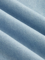 Sleeveless Crop Denim Top & Pleated Pants Set