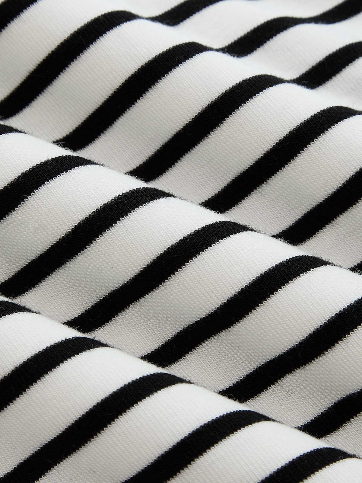 Striped Tie-Front V-Neck Slim Top