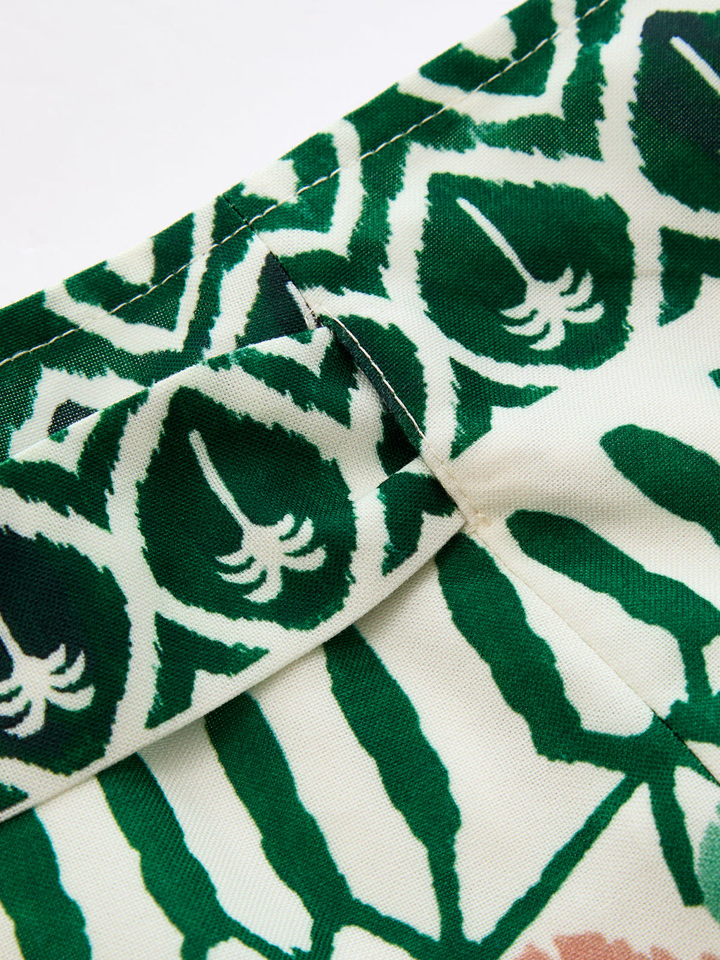Tribal Print Wrap Tie Mini Skirt