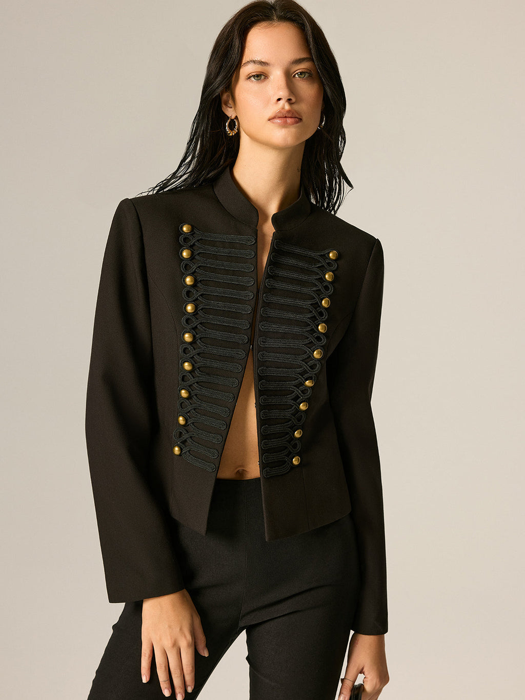 Napoleon Stand Collar Jacket