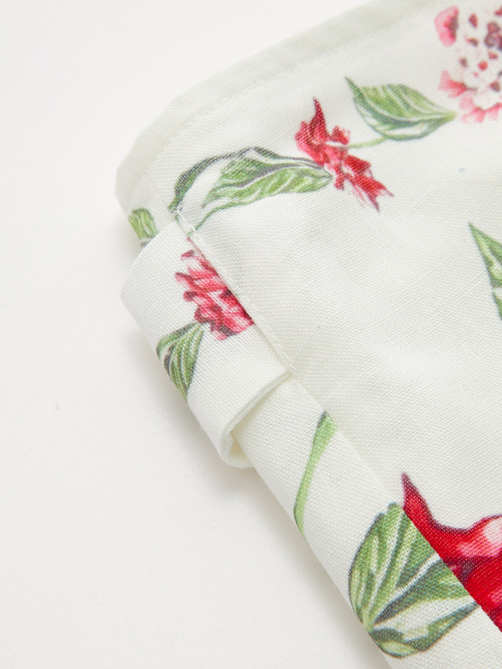 Wrap Tie Floral Print Mini Skirt