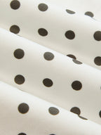 Polka Dot Halter Mesh Top