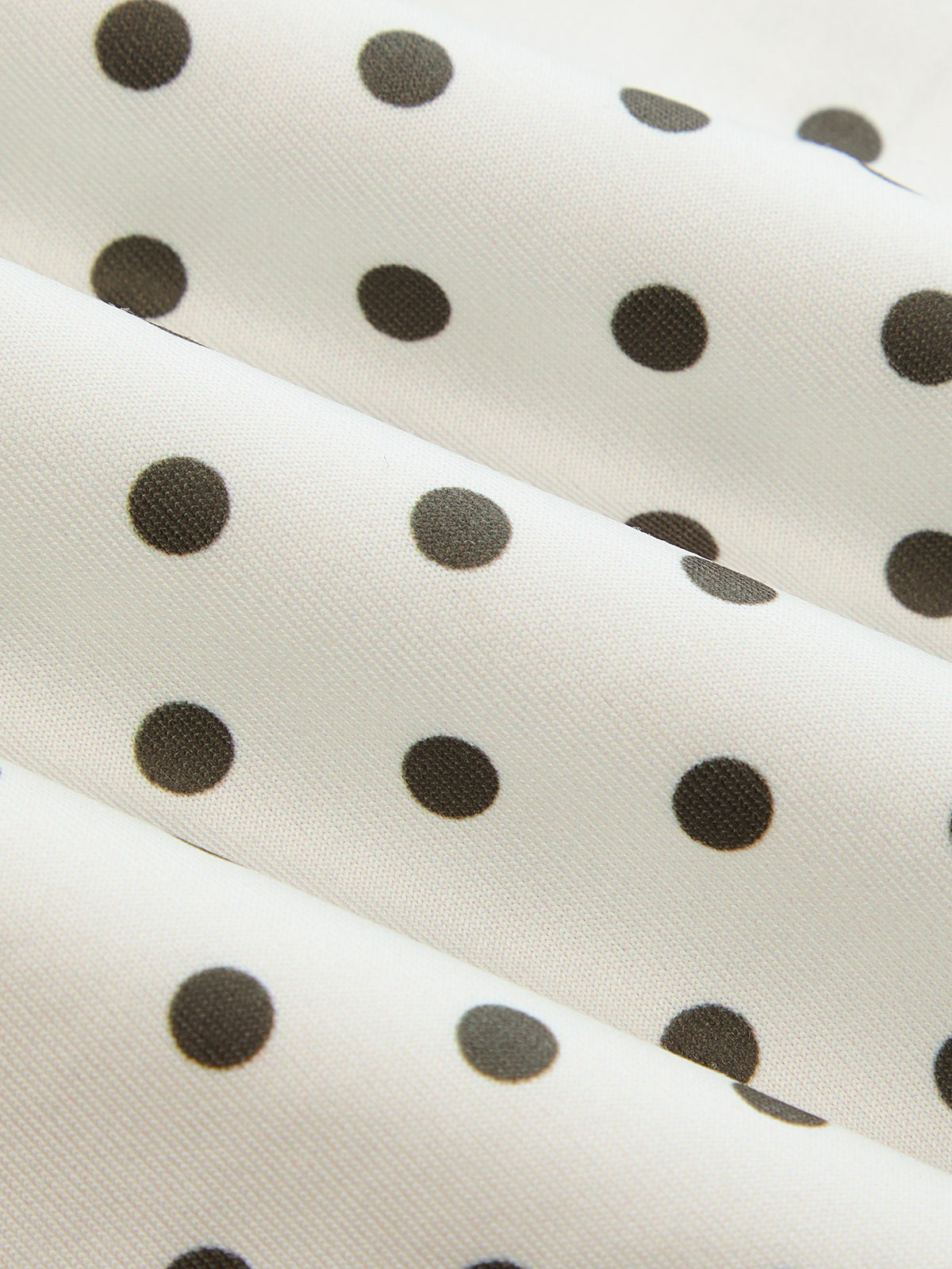 Polka Dot Halter Mesh Top