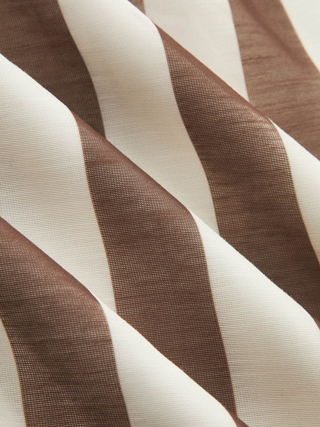 One-Shoulder Striped Ring Detail Midi Dress
