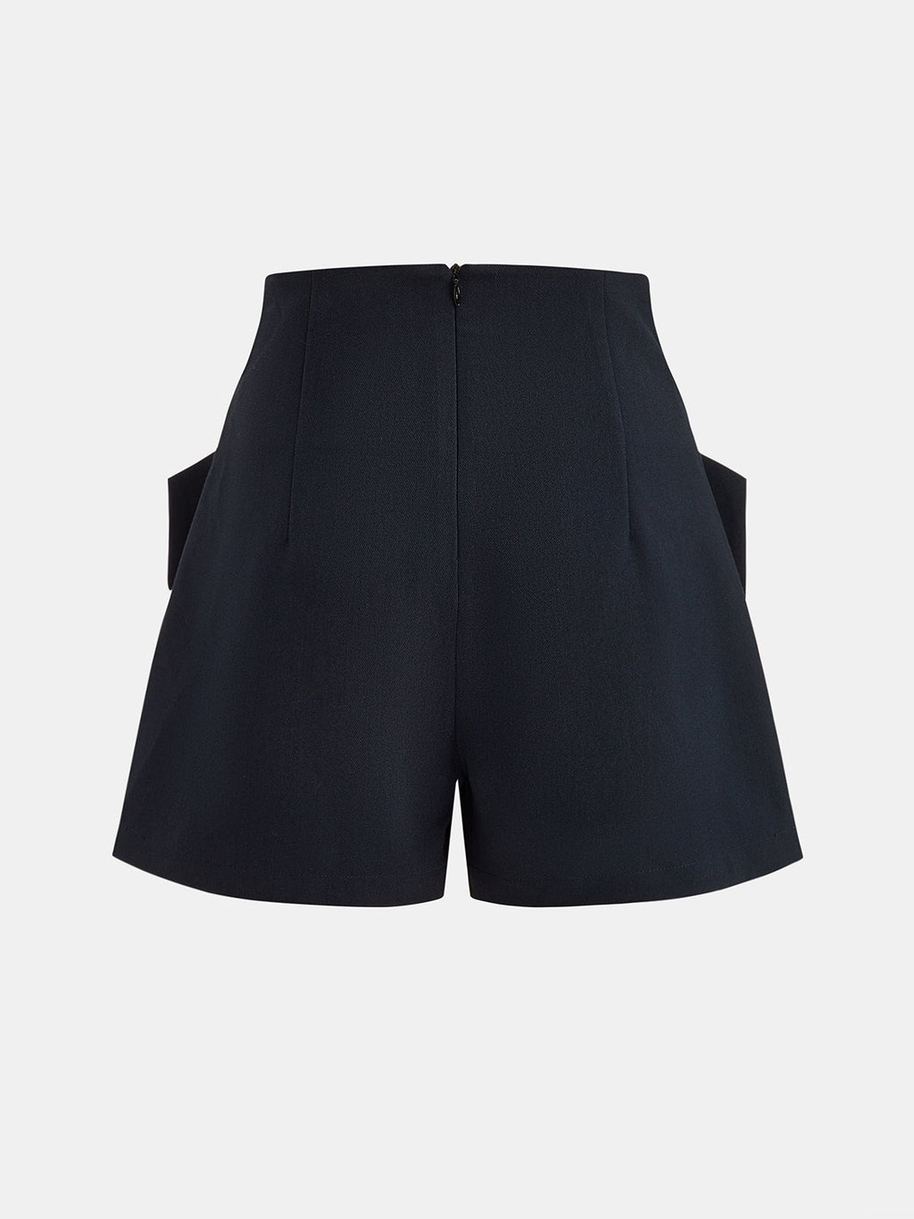 Button Detail High-Waisted Tailored Shorts