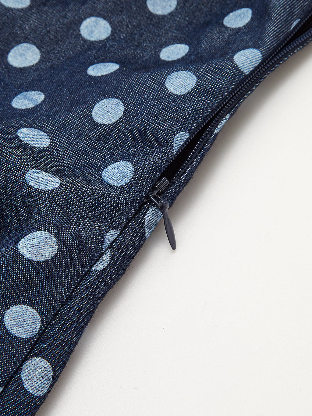 Halter Twist Polka Dot Tencel Mini Dress