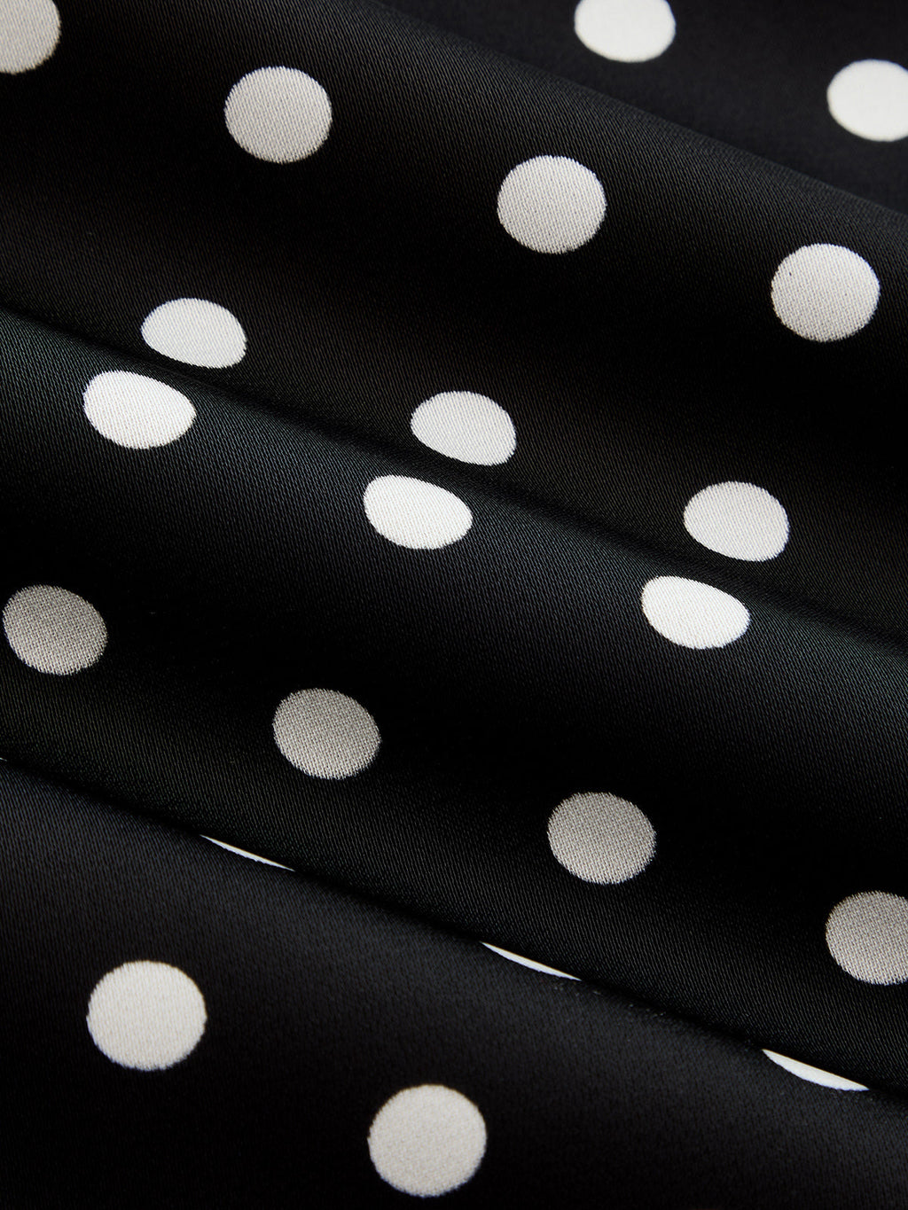 Polka Dot Lace Patchwork Asymmetric Midi Skirt