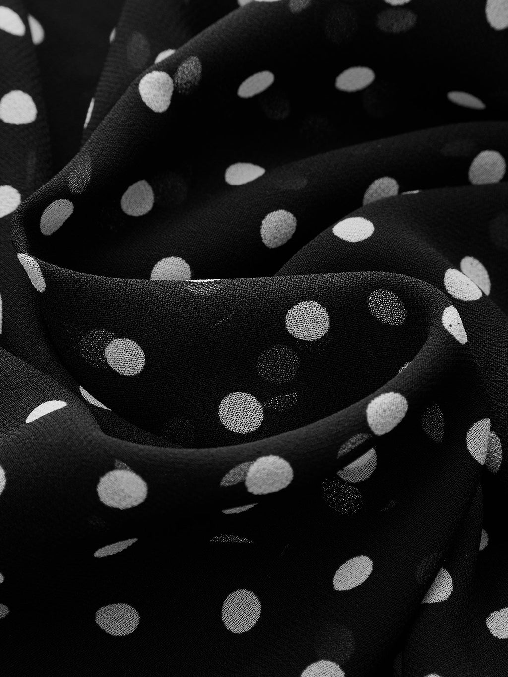 Polka Dot Ruffled Two Piece Skirt Set