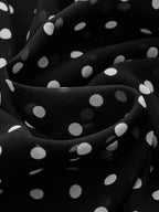 Polka Dot Ruffled Two Piece Skirt Set