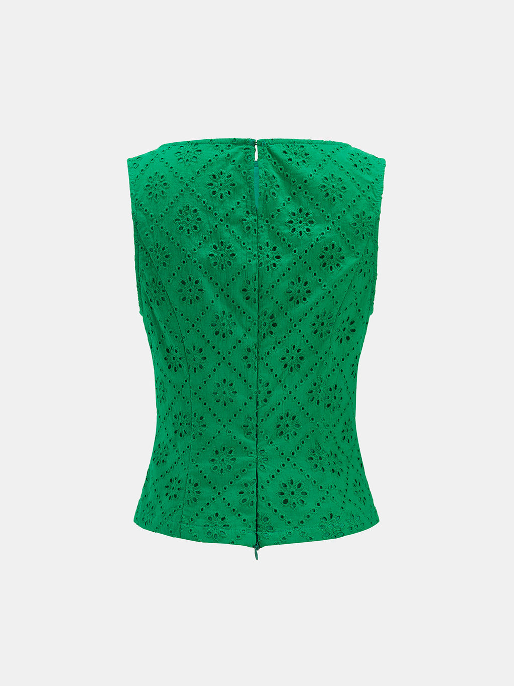Eyelet Embroidered Top & Midi Skirt Set
