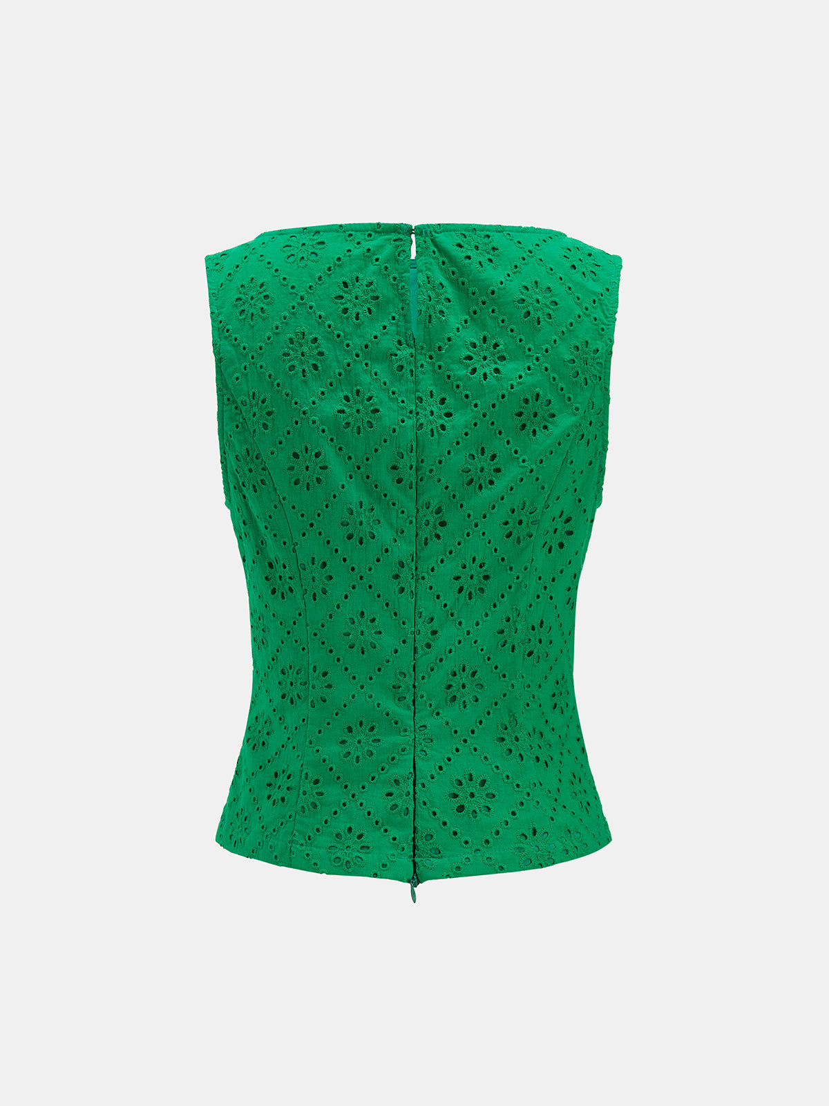 Eyelet Embroidered Top & Midi Skirt Set
