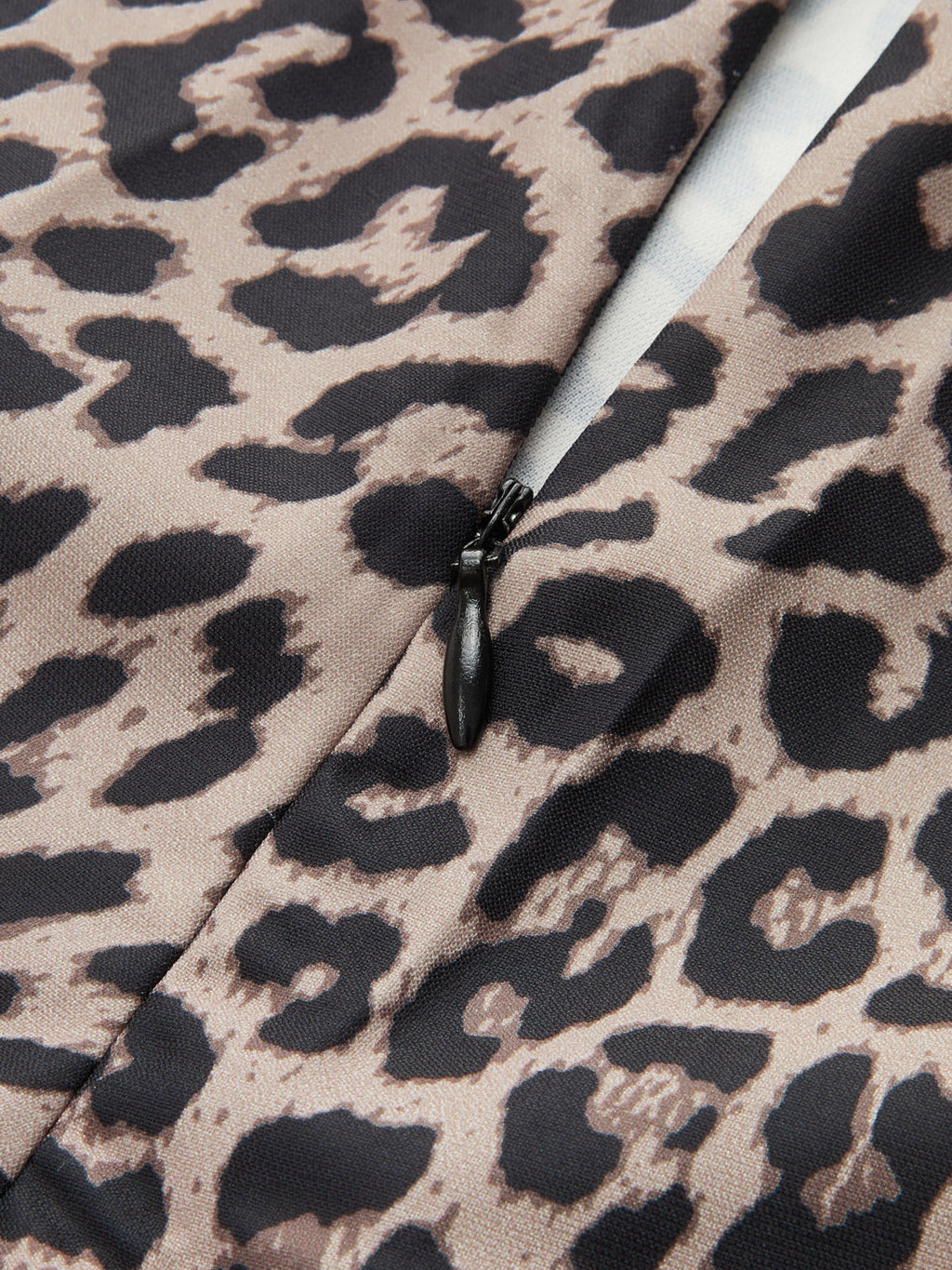 Leopard Print A-Line Maxi Skirt
