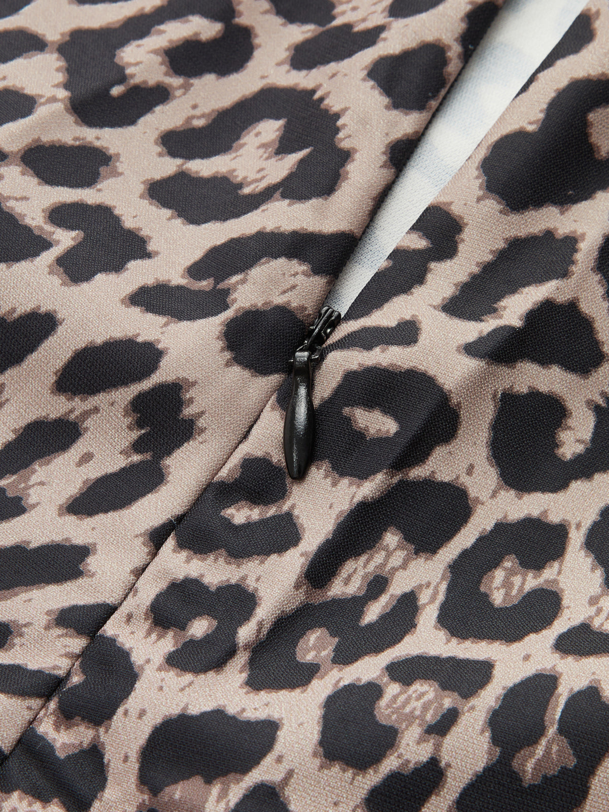 Leopard Print A-Line Maxi Skirt