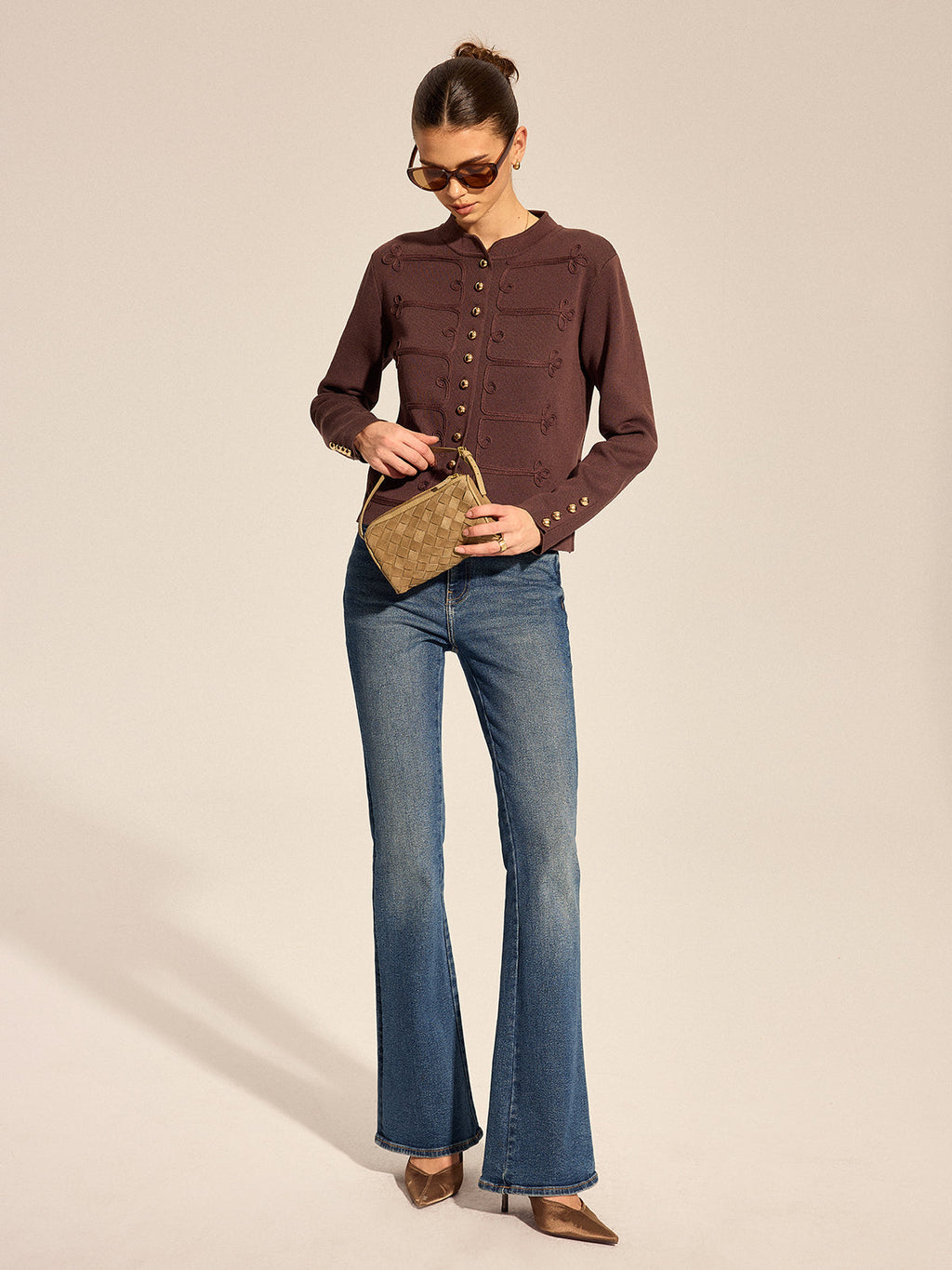 Napoleon Frogging Knit Cardigan